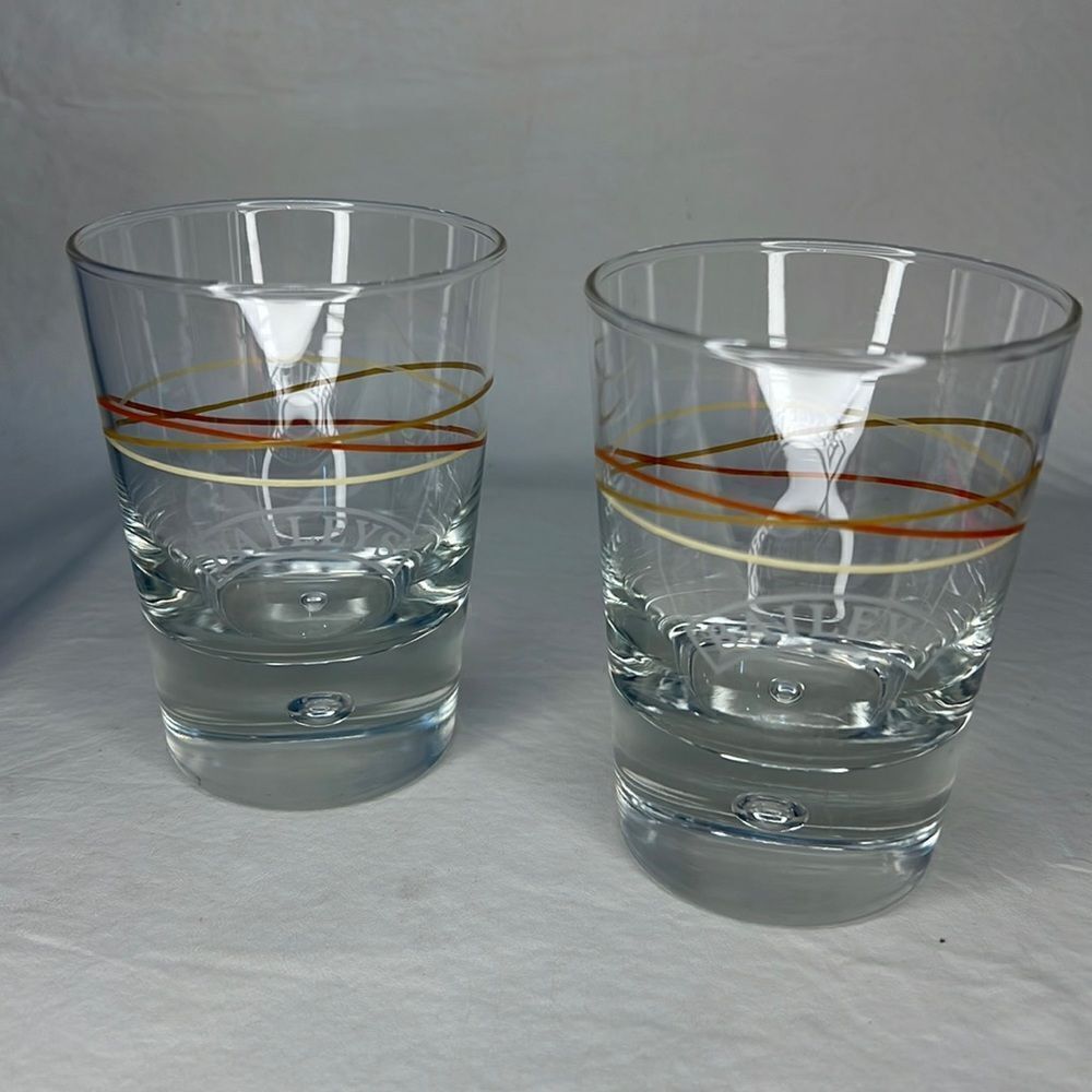 Baileys Rocks Glass 8 Oz Each 4 1/4 In Tall 3 In Round Set 2 Liquor Bar Cocktail